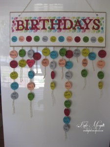 Birthdays Calendar