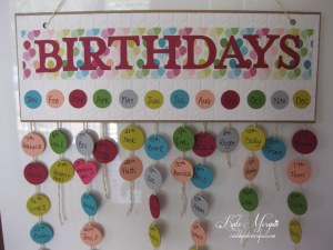 Birthdays Calendar