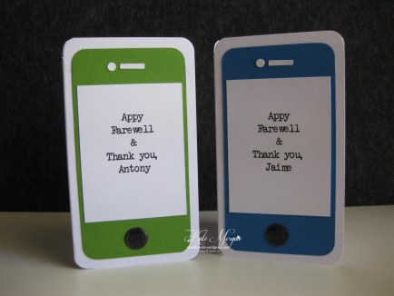 Farewell card iphone