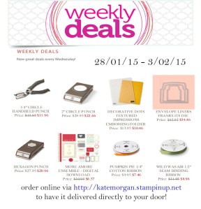 Weekly Deals Stampin' Up!