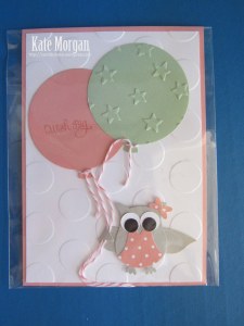 Stampin' Up! Owl Balloon