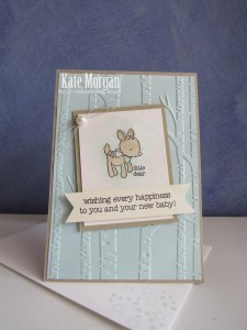 Made With Love Baby Boy #stampinup