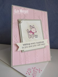 Made With Love Baby Girl #stampinup