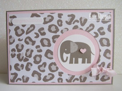 #stampinup Zoo Babies Card