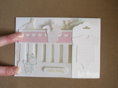 Baby Girl Card #stampinup