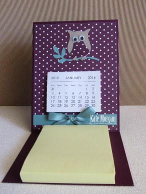 Easel Card & Post it Notes #stampinup