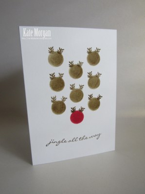 Rudolf Reindeer #stampinup