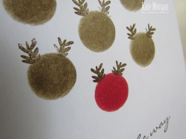 Rudolf Reindeer #stampinup