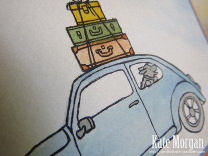 Beautiful Ride VW Bug #stampinup