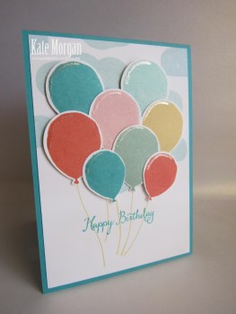 Birthday Celebration Balloon Bouquet #stampinup