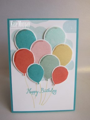Birthday Celebration Balloon Bouquet #stampinup
