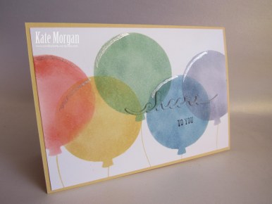 Balloon Framelits, Wink of Stella, Greetings Thinlits #stampinup Occasions 2016 @cardsbykate