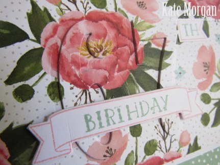 Large Numbers Framelits Number of Years Birthday Bouquet #stampinup