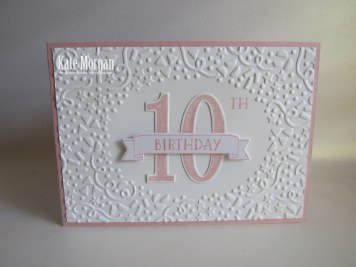 Large Numbers Framelits Number of Years Birthday #stampinup
