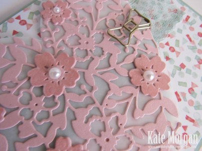 #bloominheartthinlitsdie #loveblossoms #birthdaybouquetdsp #occasions2016 #stampinup #flowers #bowpaperclipsembellishments