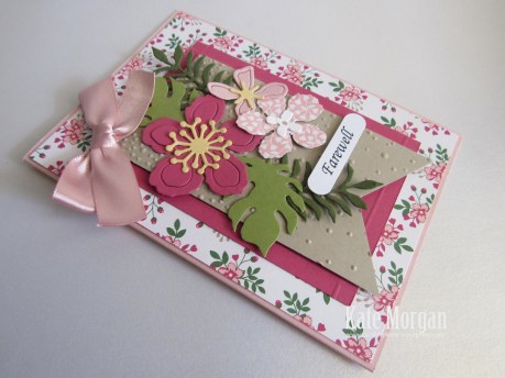 Botanical Builder Framelits, Love Blossoms DSP, Farewell Handmade Card, DIY,  #stampinupaustralia