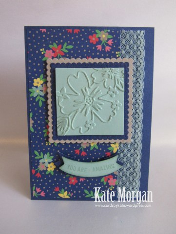 Affectionately Yours DSP, Thoughtful Banners, Layering Squares Framelits, Duet Banner Punch, Floral Affection TIEF, DIY, #stampinup