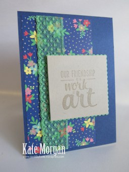 Affectionately Yours DSP, Painter's Palette, Layering Squares Framelits, DIY, #stampinup