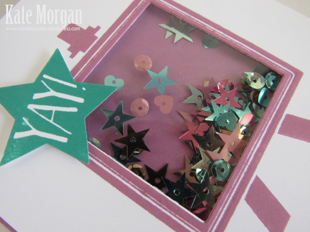 Painter's Palette, Shaker Card, Layered Squares Framelits, #stampinup, 2016-2017 Annual catalogue