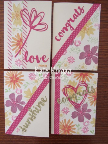 Blooms &amp; Bliss OSW, Sunshine Wishes, Pop of Pink, DIY #stampinup