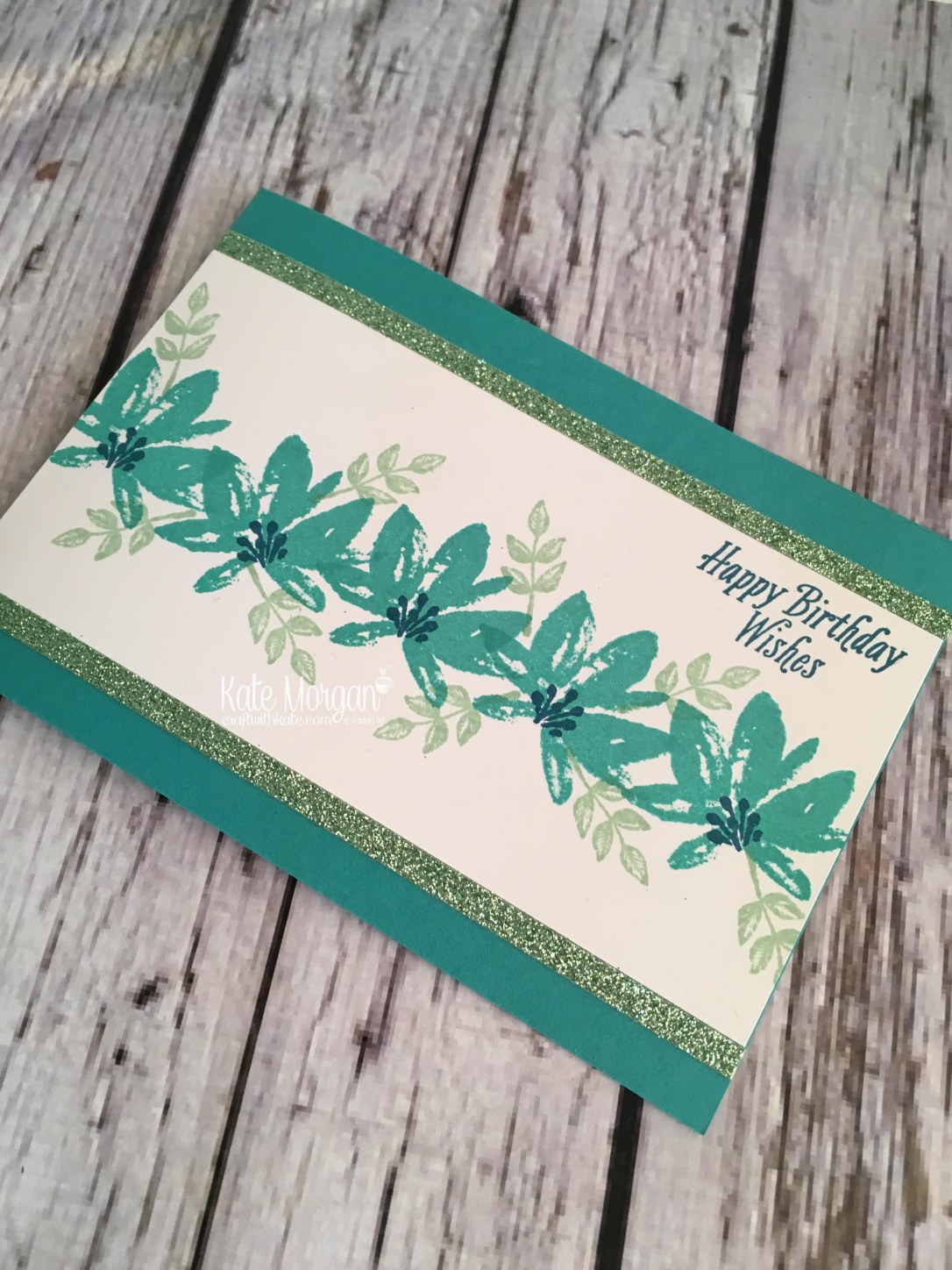 Avant Garden by Kate Morgan, Independent Stampin Up demostrator, Melbourne. #Saleabration2017 side