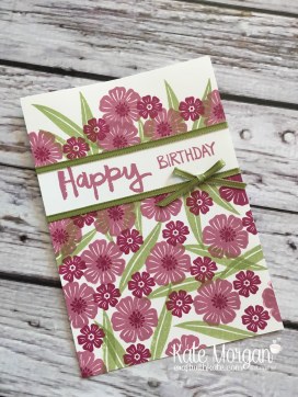 Beautiful Bouquet &amp; Paint Play stamp sets, Old Olive Sheer Ribbon by Kate Morgan, Independent Stampin Up Demonstrator Australia