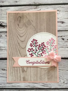 Beautiful Bouquet stamp set &amp; Wood Textures DSP, Bitty Bows, Dragonfly Dreams by Kate Morgan, Independent Stampin Up Demonstrator Australia