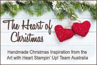 Heart of Christmas Stampin Up Art with Heart Team Christmas Inspiration
