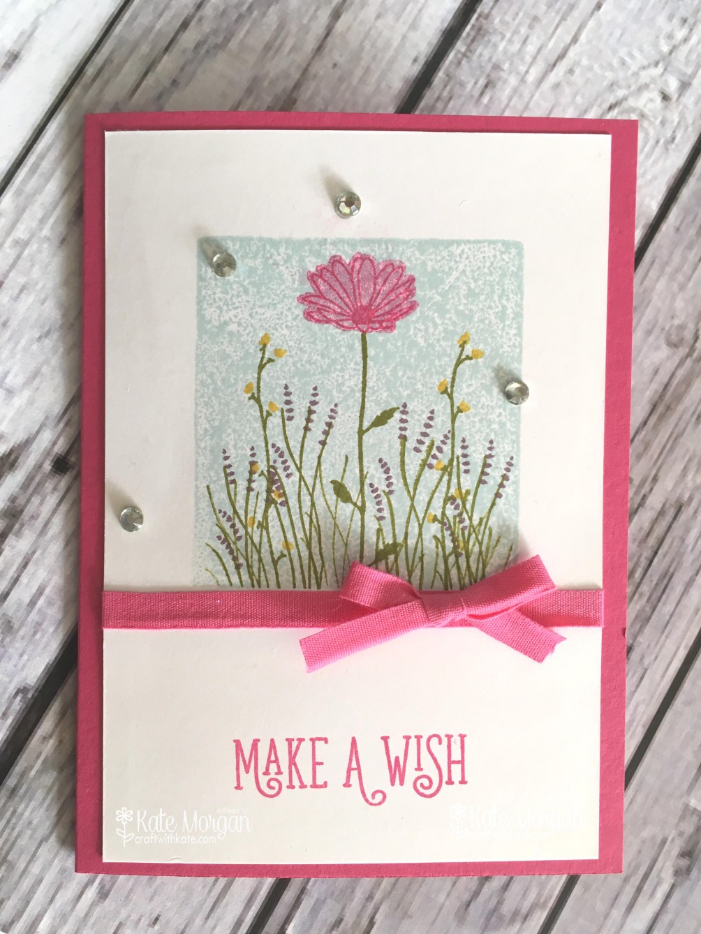 Stamping Block Technique with Daisy Delight and Happy Birthday Gorgeous by Kate Morgan, Independent Stampin' Up! Demostrator, Australia.JPG