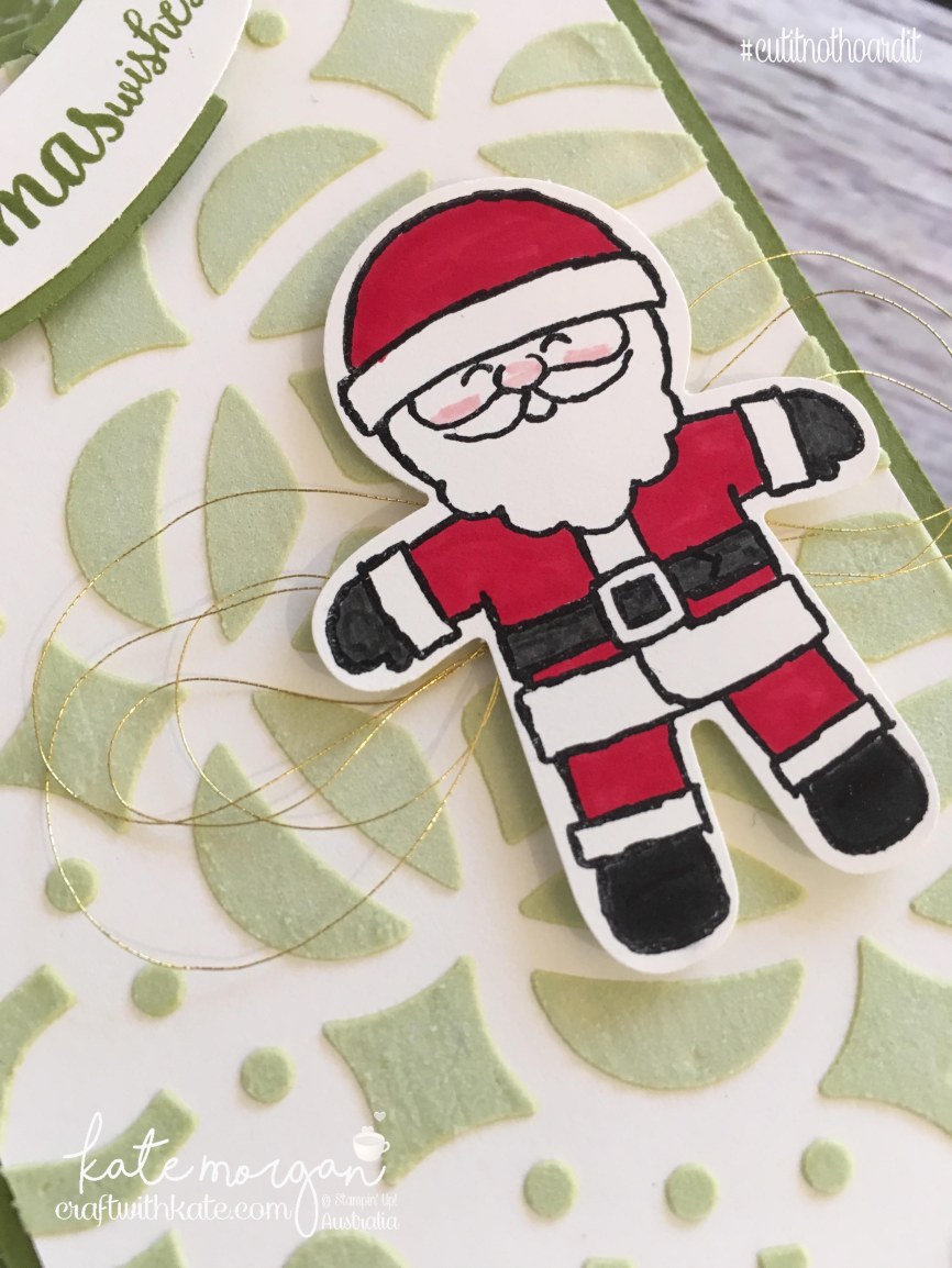 Fancy Fold Heart of Christmas card using Stampin Ups Cookie Cutter Christmas & Embossing Paste by Kate Morgan, Independent Demonstrator Australia.jpg