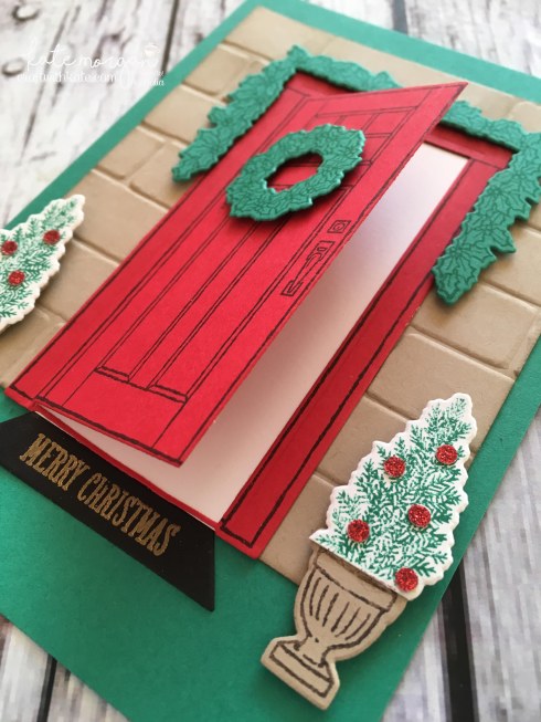 Heart of Christmas card using Stampin Ups At Home with You by Kate Morgan, Independent Demonstrator, Australia open
