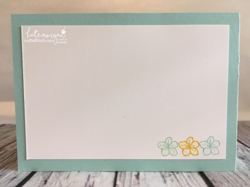 FREE Tutorial for Double Z Fold using Whole Lot of Lovely DSP &amp; Best Birds stamp set by Kate Morgan, Independent Demostrator, Australia. #Stampinup #makeacardsendacard Fancy Folds back