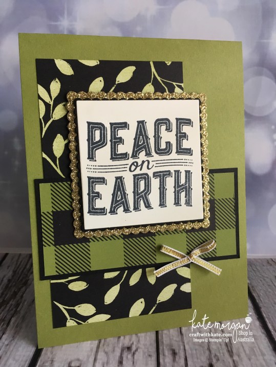 Carols of Christmas card using Stampin Ups Merry Little Christmas DSP by Kate Morgan, Independent Demonstrator Australia