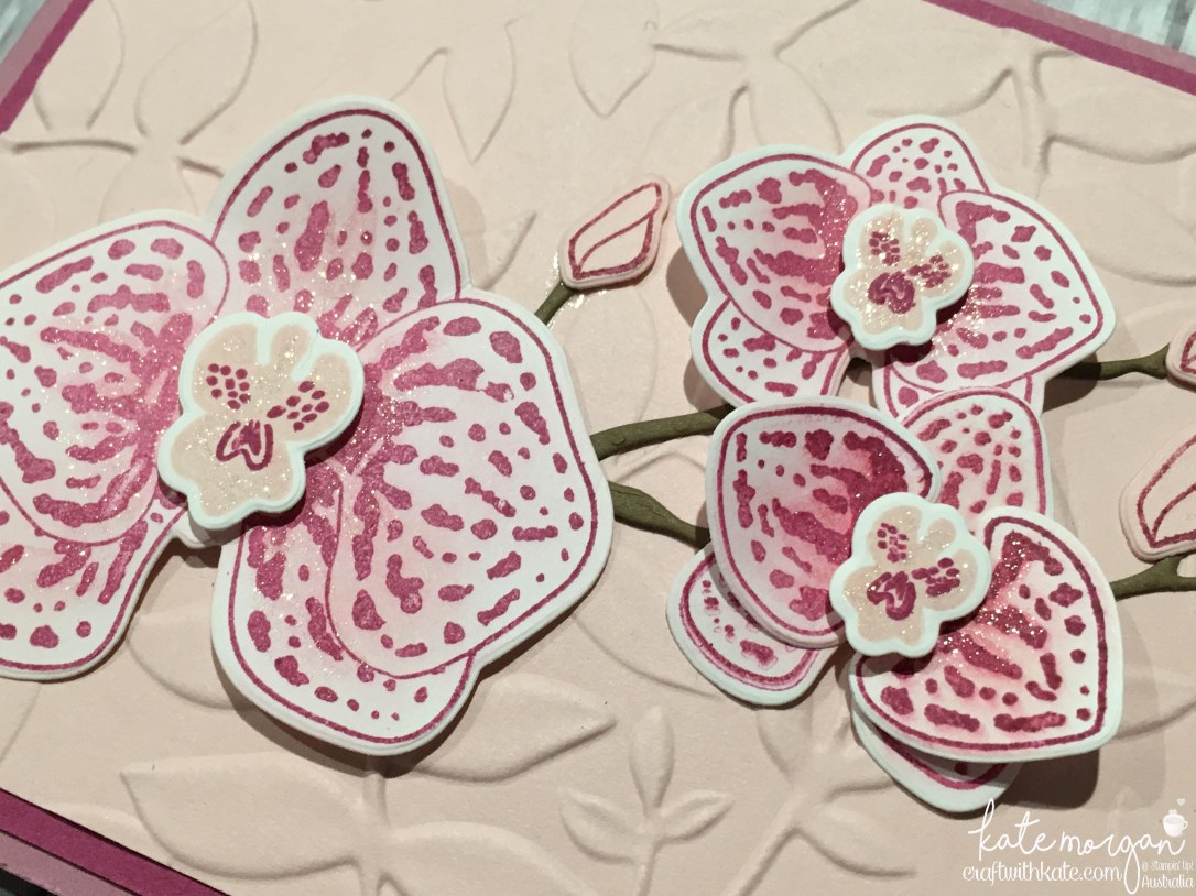 Climbing Orchid by Kate Morgan Stampin Up Demonstrator, Australia