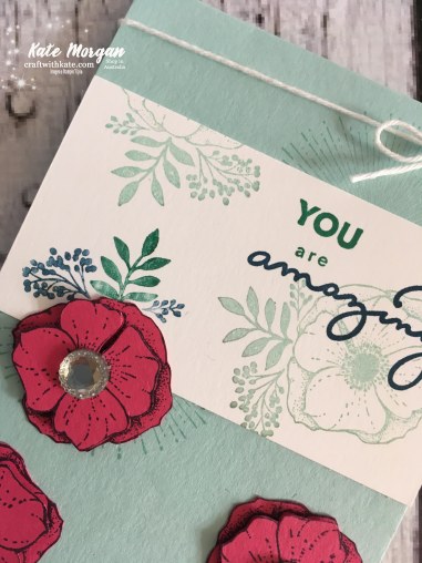 Amazing You by Kate Morgan, Independent Stampin Up Demonstrator Australia #Saleabration2018