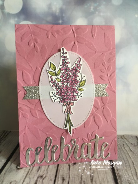 Lots of Lavender by Kate Morgan, Independent Stampin Up Demonstrator, Australia #Saleabration2018