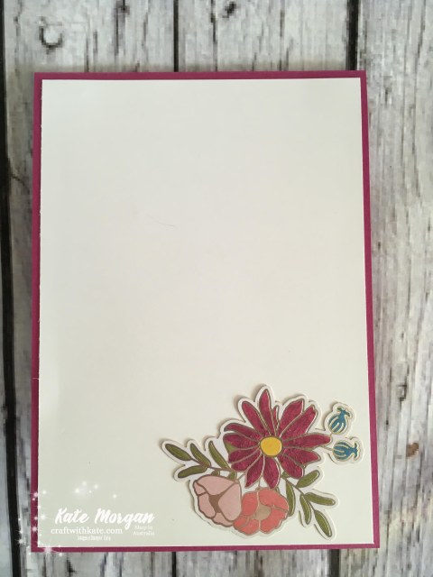 Sweet Soiree Stampin Up Occasions 2018 by Kate Morgan Independent Demonstrator Australia Feminine Handmade Card inside