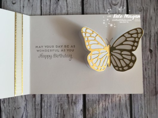 Springtime Foil SDSP Butterfly Stampin Up by Kate Morgan, Independent Demonstrator, Australia.