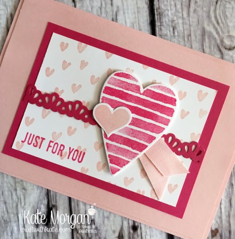 Heart Happiness & Sure Do Love You Bundle Stampin Up Occasions 2018 by Kate Morgan, Craft with Kate Australia.