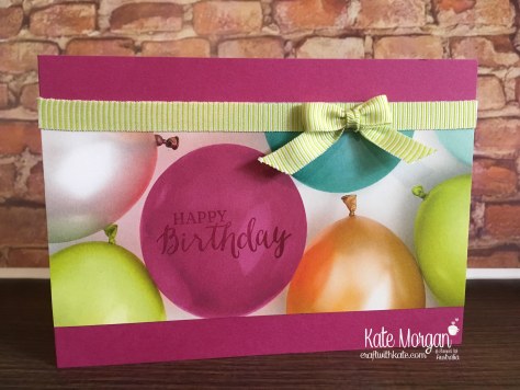 Quick Birthday Cards using Stampin Up Picture Perfect Party DSP, Rose Wonder by Kate Morgan, Australia 2018 Occasions.