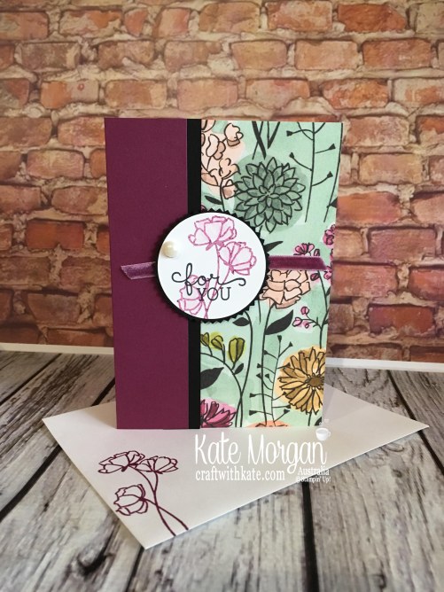 Love What You Do, Birthday Blooms &amp; Share What You Love Specialty DSP Stampin Up by Kate Morgan Australia