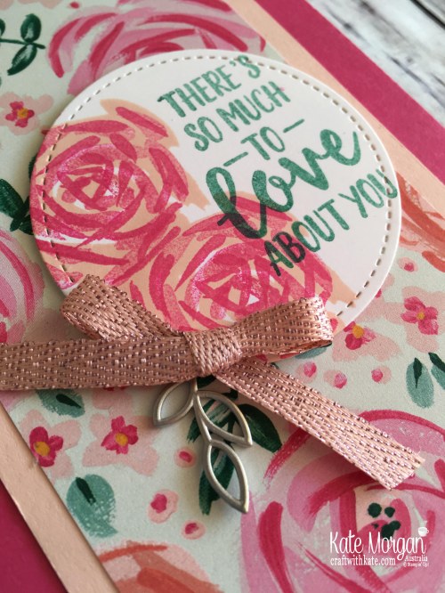 Abstract & Garden Impressions by Kate Morgan, Stampin Up Australia.