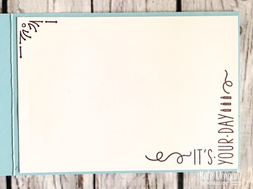 Animal Outings, Around the Corner, Delicate Lace Edgelits, Stampin Up 2018 by Kate Morgan Australia. inside