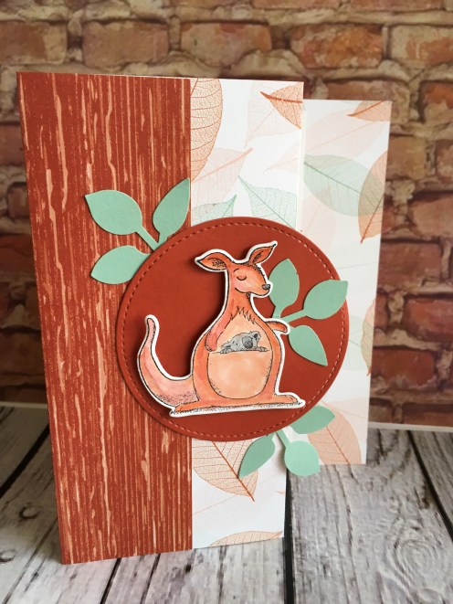 Animal Outings Natures Poem DSP, Colour Creations Blog Hop featuring Cajun Craze by Kate Morgan Independent Demonstrator, Australia