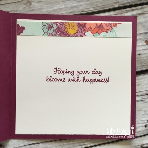 Blog Hop Tea Room DSP, Accented Blooms, Itty Bitty, Varied Vases, Stitched Labels, Stampin Up by Kate Morgan, Australia #artwithheart