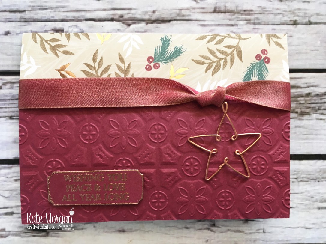 Joyous Noel Merry Christmas to All Stampin Up Australia by Kate Morgan 2018