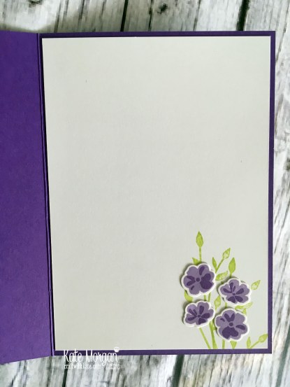 Colour Creations Blog Hop Gorgeous Grape Jar of Love Stampin Up by Kate Morgan Australia inside