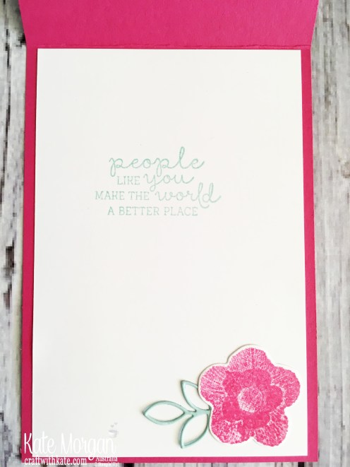 Needlepoint Nook Stampin Up 2019 for Colour Creations Melon Mambo blog hop by Kate Morgan, Australia.