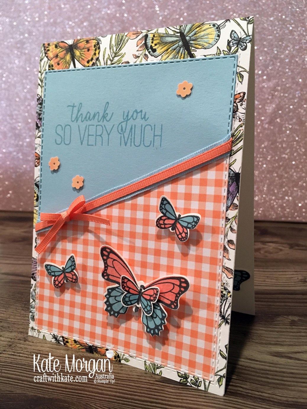Butterfly Gala,  Gingham Gala DSP Stampin Up Occasions Saleabration by Kate Morgan, Australia 2019..JPG