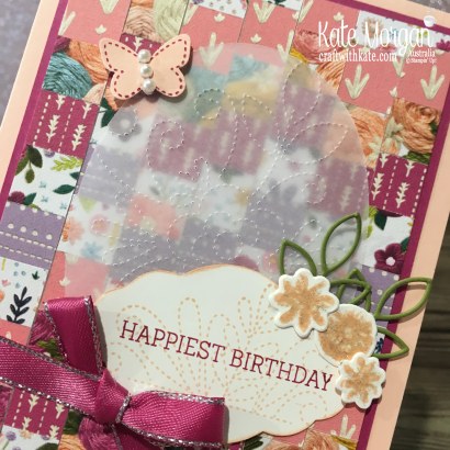 needlepoint nook suite stampin up bargello technique by kate morgan australia, occasions 2019.